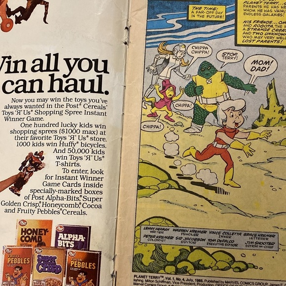 Donated Marvel Star Comics Planet Terry #4 Vintage July 1985 - Picture 4 of 11